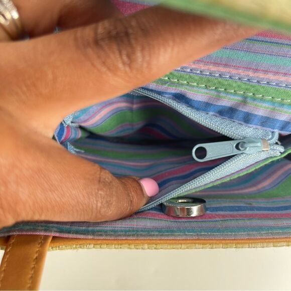 Unbranded Women’s Small Square Structured Basket Handbag Raffia Straw Tote - Picture 10 of 15